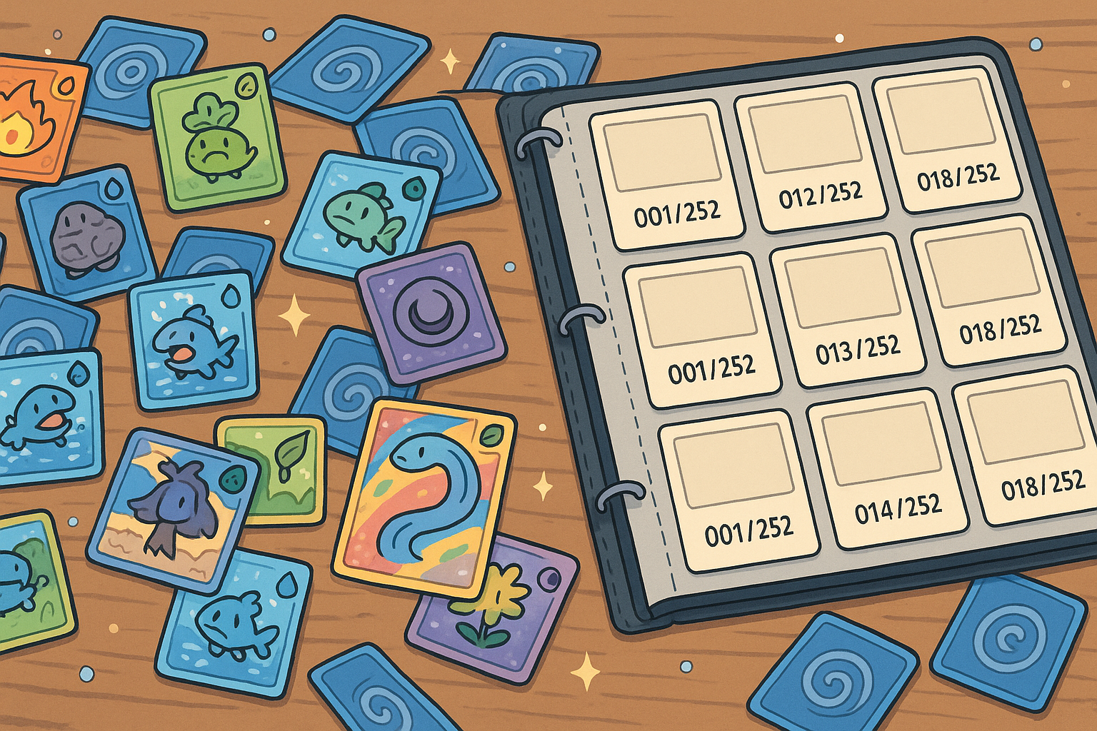 Preview of placeholder cards